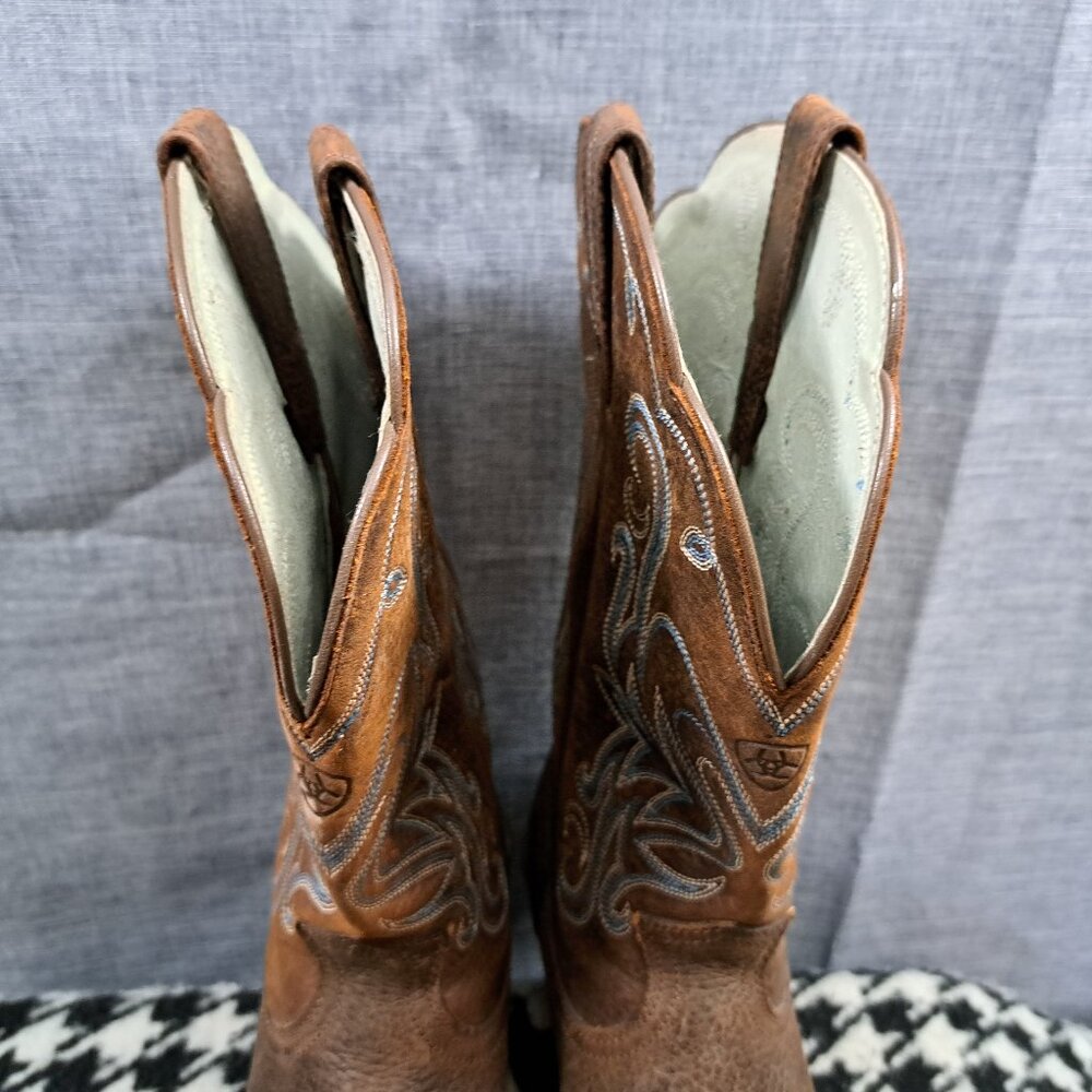 %Ariat Men's Sport Western Wide Square Toe Cowboy Boots 7.5 D15 - Picture 12 of 13